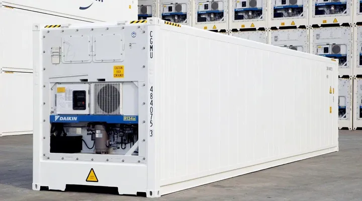 ویژگی‌های کانتینر یخچالی