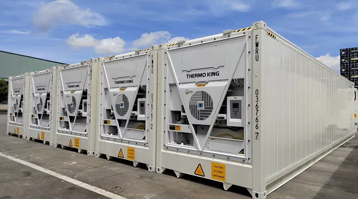 اجزای اصلی کانتینر یخچالی